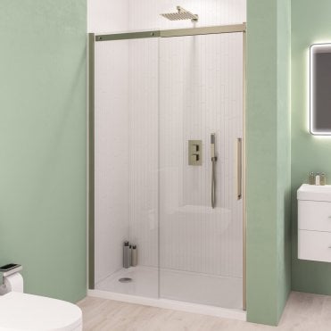 Corniche 2000x1100 8mm Semi-Frameless Sliding Door