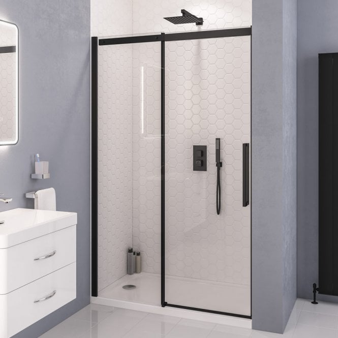 Eastbrook Corniche 2000x1400 8mm Semi-Frameless Sliding Door