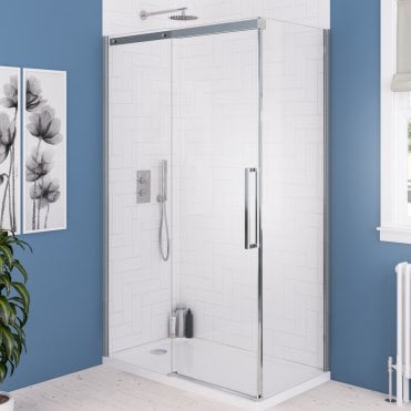 Corniche 2000x1700 8mm Semi-Frameless Sliding Door