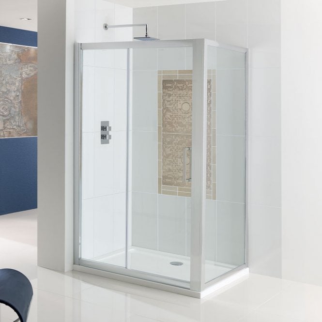 Eastbrook Corniche easy clean 1400mm Sliding Door