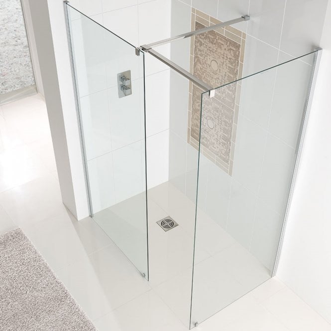 Eastbrook Corniche easy clean walk-in end panel for 760
