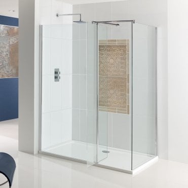 Flipper walk-in easy clean 900mm side panel