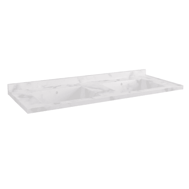 Eastbrook Hardwick 1200 mm Quartz Square Double Bowl