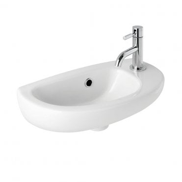 Kompact cloakroom basin 419x216 1TH RH