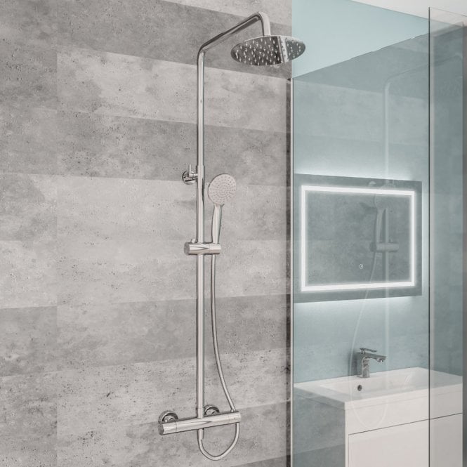 Eastbrook Modern Round Thermostatic Shower