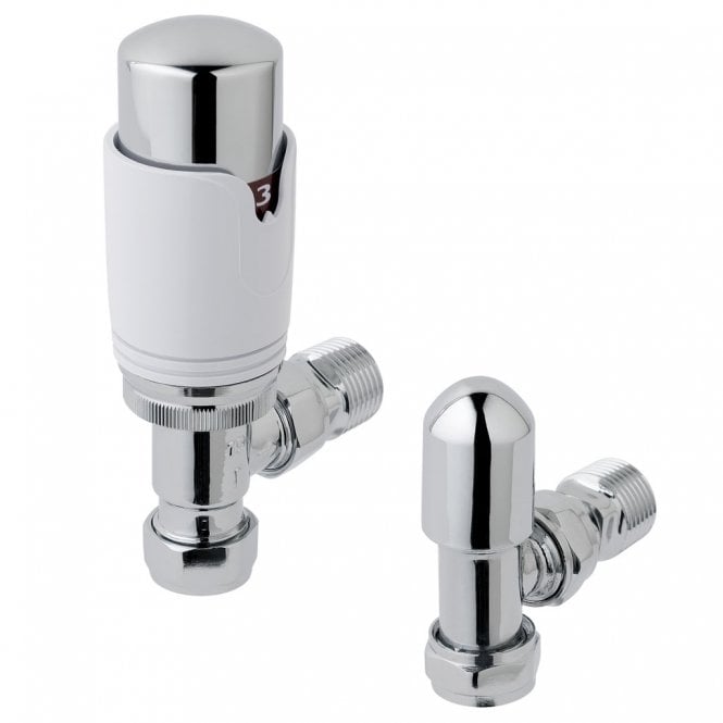 Eastbrook New 15mm Angle TRV & Lockshield Valve