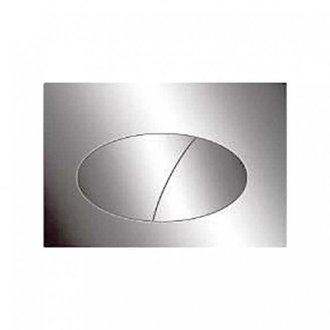 Eastbrook Pneumatic push plate round Chrome