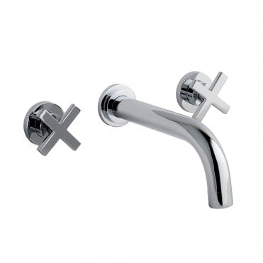 Prado Star 3 Hole Wall Mounted Basin Mixer