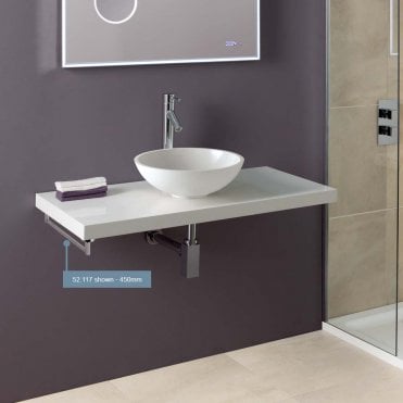 Single Towel Rail 750mm