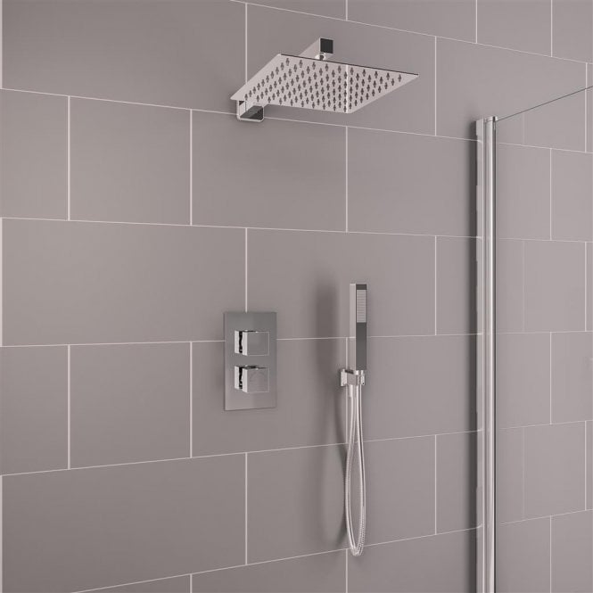 Eastbrook Square Shower Bundle Chrome