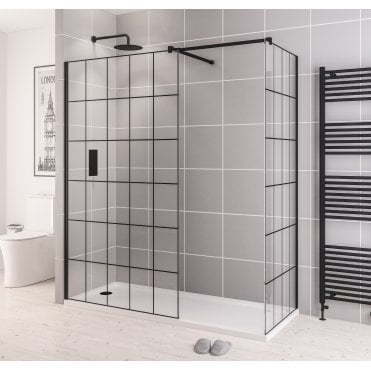 Vantage 2000 8mm framed walkin panel 1100 x 2000