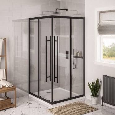 Vantage 2000 easy clean corner entry 900x900mm