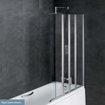 Volente 1000mm 1 fixed and 3 folding panel LH