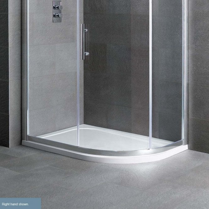Eastbrook Volente 1000x800RH o/set quad ABS stone resin tray