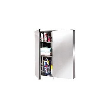 Euroshowers Euroshowers Bathroom Cabinet - Double - s/close - 60x67x12cm 15420