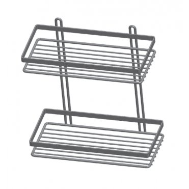 Euroshowers Double Rectangle Wire Basket