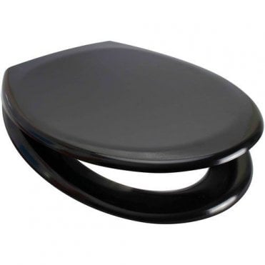 Rainbow Black Soft Close Quick Release Toilet Seat