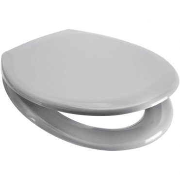 Euroshowers Rainbow Light Grey Soft Close Quick Release Toilet Seat