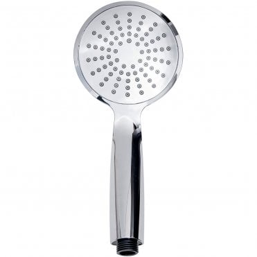 Euroshowers Shower Head W Rub Clean Jets SilverSpray - single spray Chrome 51720
