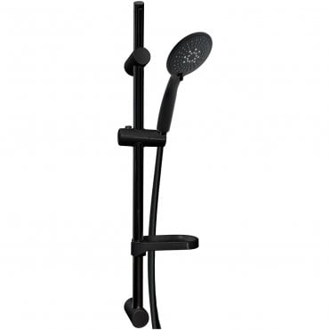 Euroshowers Shower Slide Rail Set SilverJet Black 53860