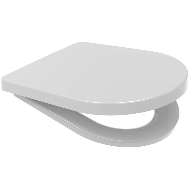 Euroshowers  toilet seat Rainbow Middle D STYLE White 450x365mm 87310