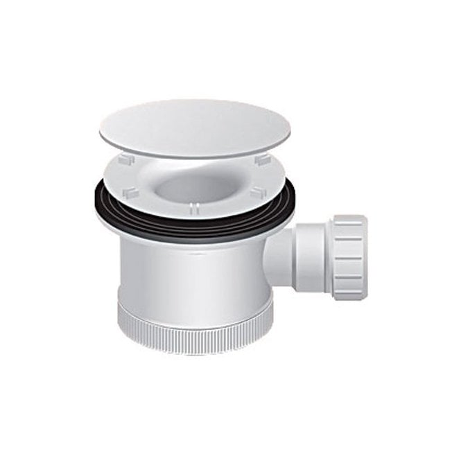 Fluidmaster  SHOWER TRAP 120MM CHROME DOME ZB36410DB