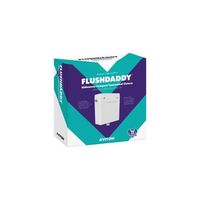 FlushDaddy  Concealed Cistern 350L Dual Flush 3/6L S/E