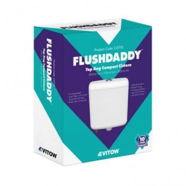 Flushdaddy Top Dog Dual Flush 6Lt Cistern B/E