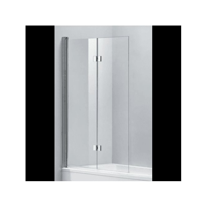 Frontline  Aquaglass+ 6mm Double Folding Hinged Bath Screen