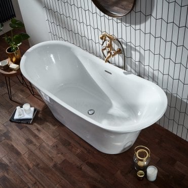 Frontline Bow Freestanding Bath 1800X800 White F05963