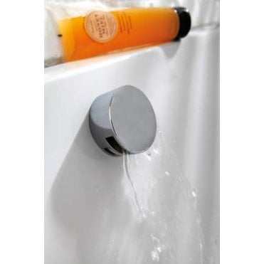Frontline Cascade Round Bath Filler Waste & O/Flow F04095