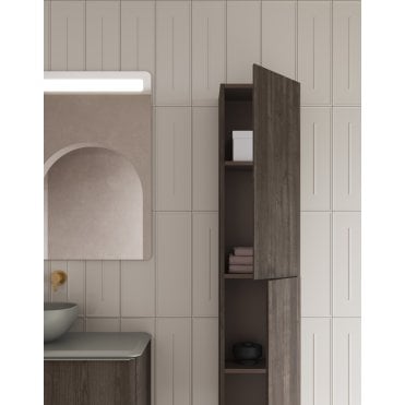 Frontline Dai 2Dr Tall Unit Samara Ash F10866