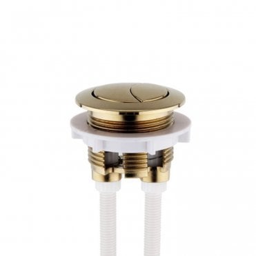Frontline Dual Flush Button Brushed Brass F09886