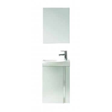 Frontline Elegance 45Cm W/Hung Unit Set Gloss White F04874