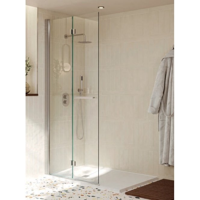 Frontline  Hinged 2-Fold Walkin Panel 1000 8Mm F01349