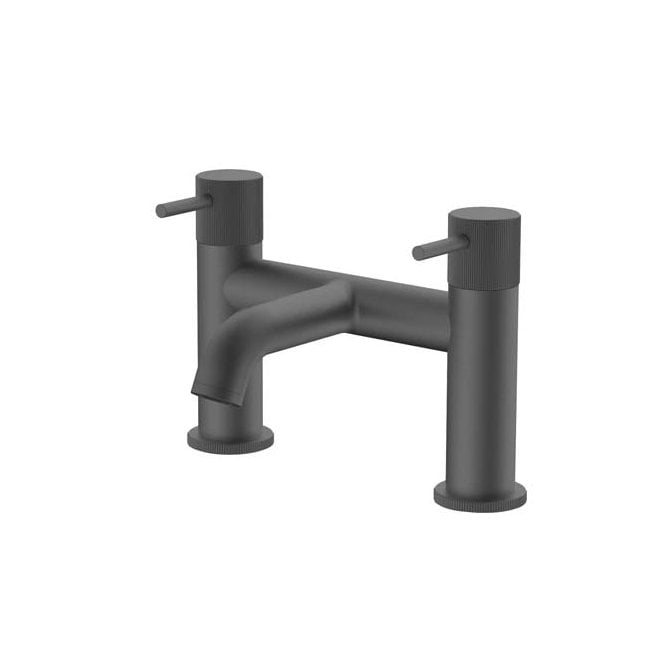 Frontline  Mineral Fluted Bath Filler Gunmetal Grey F10848