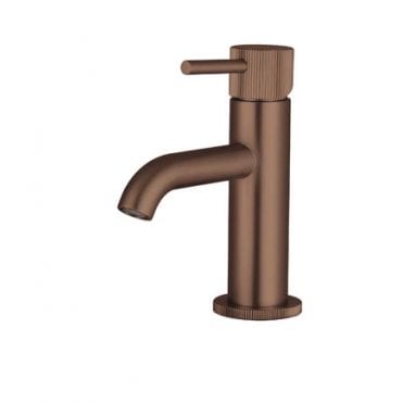 Frontline Mineral Fluted Mini Basin Mono B/Bronze F10859