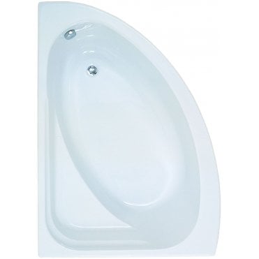 Frontline Orlah Offset Corner Bath & Panel - Left Hand 1500 x 1040mm