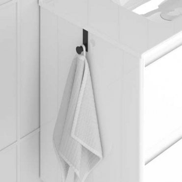 Frontline Sumi Towel Hook Matt Black F10896
