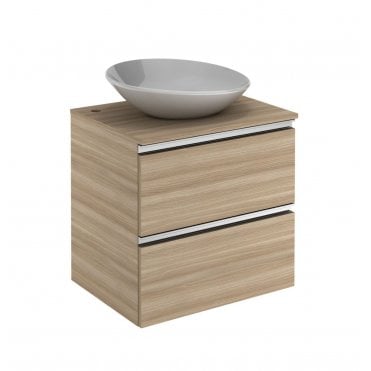 Frontline Vida 600mm 2-Drawer Wall Unit - Walnut