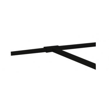 Frontline Walk-In T Connector Matt Black F09277