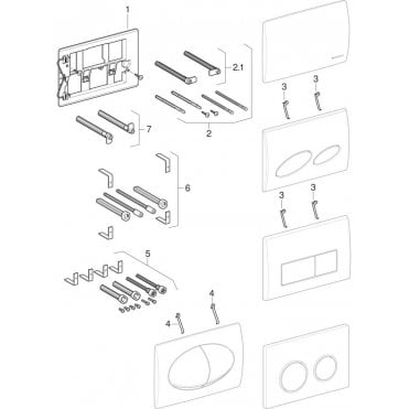 Geberit Distance Rods