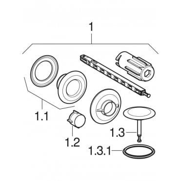Geberit eberit Bath Drain Actuator Ch