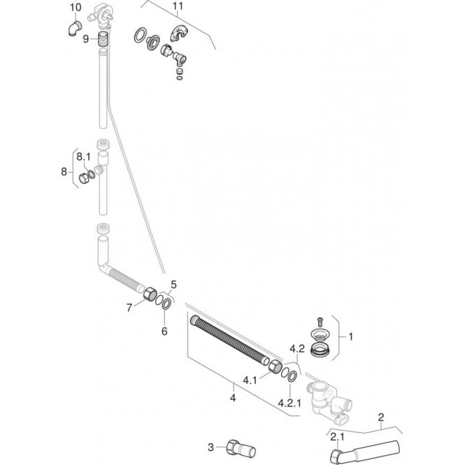 Geberit  eberit Complete Inlet