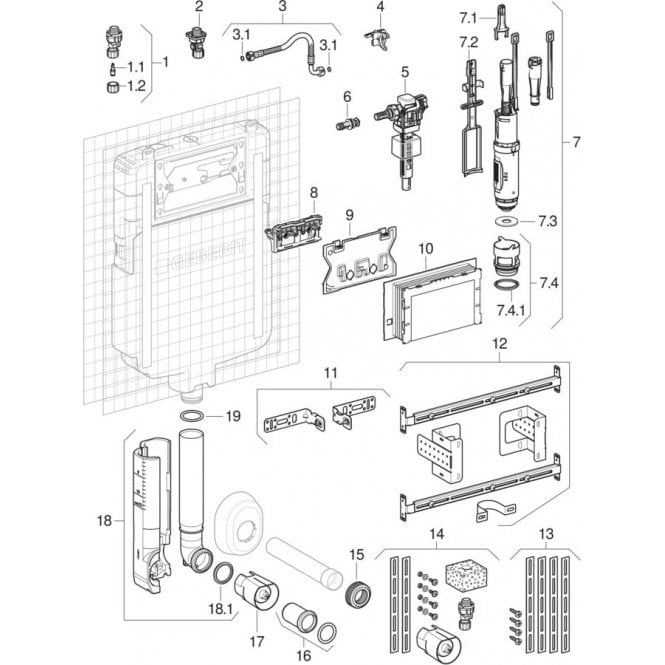 Geberit  eberit Connecting Nipple