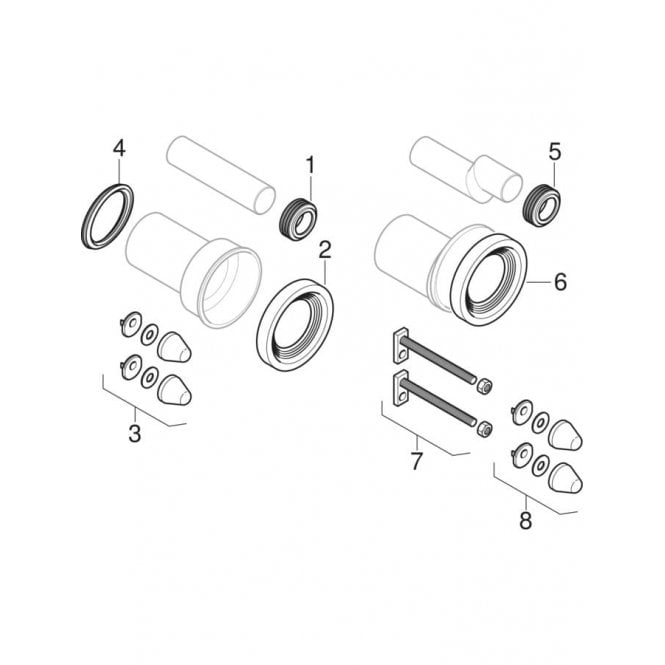 Geberit  eberit Kombifix Threaded Rods M12