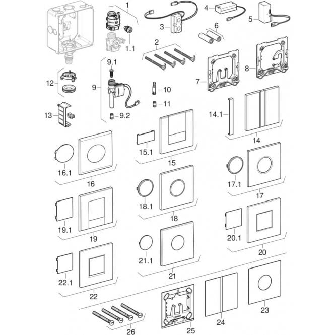 Geberit  eberit Mount Frame Vertical