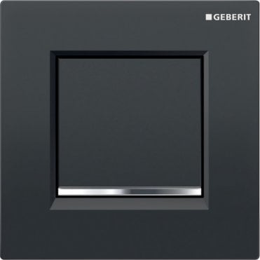 Geberit eberit Pneumatic Urinal Control - Type 20 - Black / Bright Chrome / Black