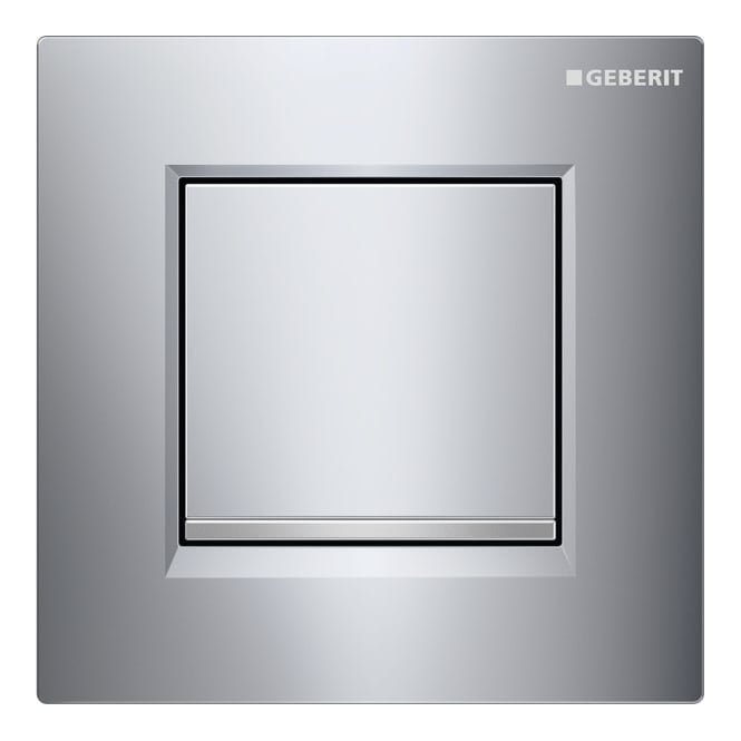 Geberit  eberit Pneumatic Urinal Control - Type 20 - Gloss Chrome / Matt Chrome / Gloss Chrome