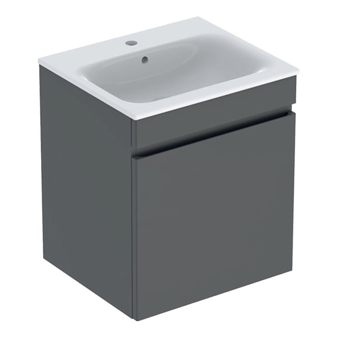 Geberit  eberit Renova 550mm Vanity Basin Unit - One Drawer - Lava